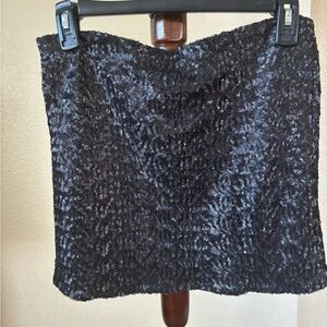 LUSH sequin mini skirt